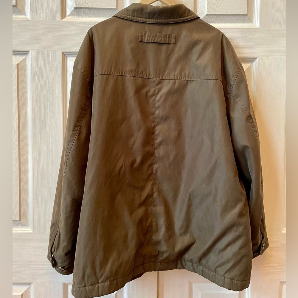 Oak Hill Men's Olive Green Faux Ultra Suede Jacket Size 2XL - Picture 8 of 11